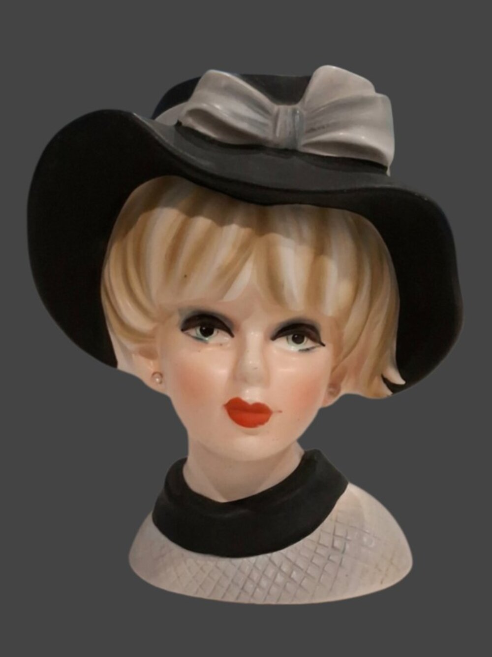 Vintage 1950s/60s Napcoware C7494 Vintage Lady Head Vase